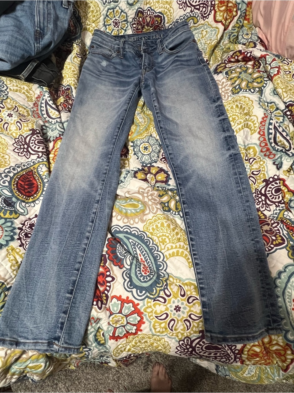 Men’s/Boy’s American Eagle Outfitters Light Blue Bootcut Jeans 26x30